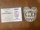 Rare Radiohead Kid A Listening Party Pass    Sticker  From 2000