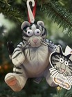Crazy Shirt B Kliban Baby Plush Baby Cat Toy christmas Ornament  Authentic  Nwt