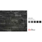 Stacked Stone Iron Ore 12 In  X 42 In  Faux Stone Siding Panel