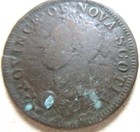 1832 Canada Nova Scotia One Penny Token   k342 