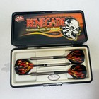 Vintage Renegade Tungsten Steel Tip Darts 22gr Dart World Black Orange With Case