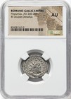 Ngc Au  Postumus 260-269 Romano-gallic Roman Empire Caesar Silver Denarius Coin