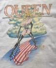 Early 1980s Queen Mistress T-shirt Vintage Sz M Single Stitch Ringer Rocknroll