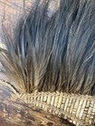 A Fine Old Papua New Guinea Woven   Cassowary Feathers Head Ornament Oceanic Art