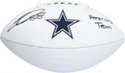 Ceedee Lamb Dallas Cowboys Signed White Panel Football With  americas Team  Insc