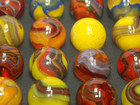 Box Of 16 D a s Sun Dance Collector Marble Set Keepers  703
