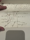 Antique 1845 Joshua Wood Land Survey Map Butternuts New York Ny Otsego County