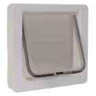 Ideal Pet Products Lockable Cat Flap Door Small White Spf--6-1 4  X 6-1 4 