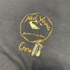 Vintage Neil Young W booker T   The Mg   s 1993 Concert Tour    crew    T-shirt Xl