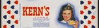 Vintage Bread Wrapper Kerns Boy And Girl 1952 Brown Greer Knoxville Tn London Ky