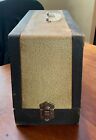 Brother Vtg Sewing Machine Model 260 Turquoise Deluxe Precision motor Runs case