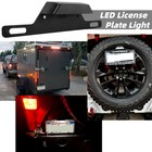 12v Car Led License Plate Light Rv Camper Trailer Utv Truck Van Ip65 Cool White 