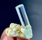 31 Ct Terminated Natural Aquamarine Crystal On Matrix From Skardu Pakistan