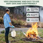 Portable Propane Torch Weed Burner     High Output Btu Flame Torch With 10ft Hos