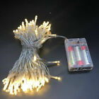 Battery Powered Led Fairy String Lights Lamp Christmas Party Wedding Xmas Decor