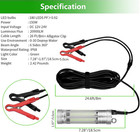 150w 20900lm Underwater Fishing Light  Ip68 Waterproof Aluminum Super Bright Nig