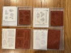 New Stampin    Up  Retired Garden   Nature Stamp Set Lot Of 4 Rubber Stamps