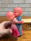 Vintage Celluloid Dancing Couple Dance Wind-up Toy Made In Japan W  Box
