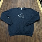 Vintage Vespa Italia Scooter Graphic Sweatshirt Black Size Men s 3xl Fits   2xl