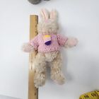 Jellycat Bashful And Chrisha Bunny Plush Rabbit 1988 Posable Stuffed Toy Lot 2