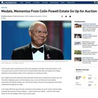 General Colin Powell s Worn Lapel Pin  Cag  Ex  Colin Powell Estate