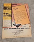 1960 Minneapolis Moline Tractor Advertising Sales Brochure M5 4 Star jet Star