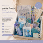 Journal Box Bundle  Mystery Box  Cute Notebook Accessory Set  Office Gift Set