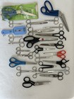 25 Vintage Scissors Sewing Crafts Embroidery Pinking Lot Usa England Taiwan