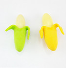  pack Of 4 Cute Funny Novelty Banana Style Pencil Eraser Rubber Stationery Kid G