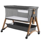 5 In 1 Baby Bassinet Bedside Sleeper  Rocking Bedside Bassinet With Wheel