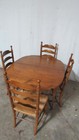 Hitchcock Farmhouse Dining Kitchen  Room Set Rush Seats Rare