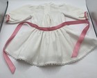 Dress Only  Samantha American Girl Doll White Tea Dress Pink Ribbon  no Collar