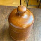 Vintage Hand Turned Wood Wooden Lid Trinket Box Cylindrical