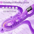 Thrusting Vibrating Dildo Anal G-spot Vibrator G-spot Massage Sex Toys For Women
