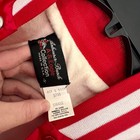 Vintage Budweiser Jacket Red Satin Varsity Bomber Size S