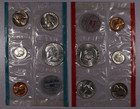 1963 P d 10-coin Uncirculated Mint Set  original Package 