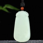 Exquisite High-end Jade Charm A Grade Natural Hetian Jade Lotus Guanyin Pendant