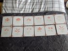 Vtg Rye Pottery Hand Decorated Wall Tiles 6   X 6   Price Per Tile 96 Available