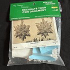 Vtg Christmas Ornament Craft Kit Lot Walco Santa Boot Tiny Treasure Beads As Is