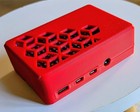 Raspberry Pi 4 4gb - 3d Printed Case - Red - Free S h