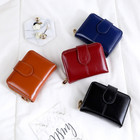 Women s Small Wallet Leather Zip Id Credit Card Holder Short Purse Handbag Gift
