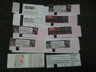 10 Assorted Concert And Sports Ticket Stubs 2014-19