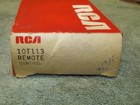Vintage Rca  Tv Television 3 Button Remote Control 10t113 New In Box