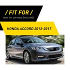 31pcs Carbon Fiber Front Full Interior Kit Cover Trim For 2013-2017 Honda Accord