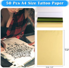 50 Sheets Tattoo Transfer Paper  Cridoz Tattoo Stencil Paper For Tattooing  Tran