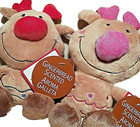 Dan Dee Christmas Reindeer Set Boy Girl Pair Holiday Stuffed Animal Plush Toy 9 