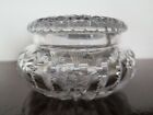 American Brilliant Cut Glass Powder jewelry Jar