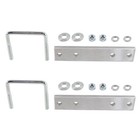 2 X  Aluminum Rops Bar Light Brackets For Kubota Bx Some John Deere Tractor
