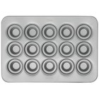Amco Bakeware 15 Cup Crown Muffin Pans  set Of 3      4-1 8    Commercial Use
