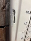 Original 1950 s Prestone Anti-freeze Porcelain Thermometer Sign 36 X 9 As Is